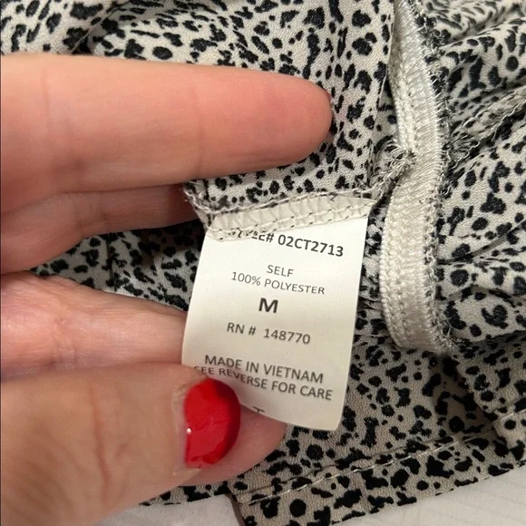 Sienna Sky Black and White Patterned Blouse - Picture 5 of 5